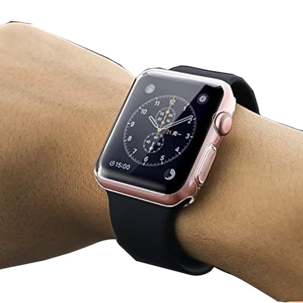 Apple Watch Series 1/2/3 38mm - Effektivt beskyttelsesdeksel Transparent/Genomskinlig