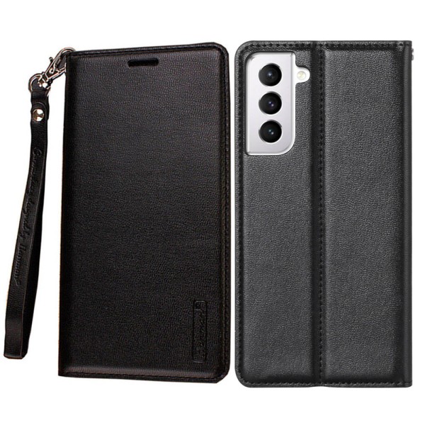 Samsung Galaxy S21 - Stilfuldt og praktisk HANMAN Wallet etui Lila