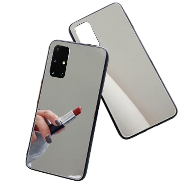Samsung Galaxy A71 - Professionellt Skyddsskal med Spegeleffekt Silver Silver