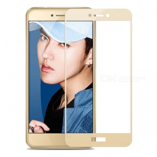 Huawei Honor 8 Lite/P8 Lite (2-PACK) ProGuard Carbon-Skärmskydd Guld