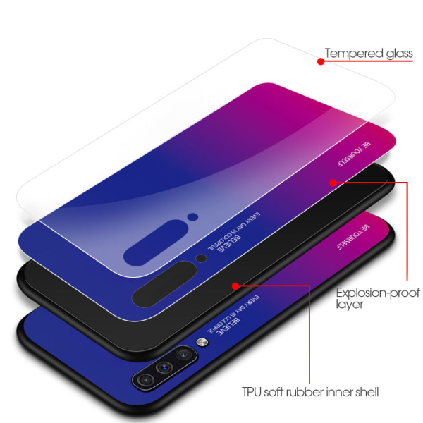 Samsung Galaxy A50 - Stilig robust deksel flerfarget 2