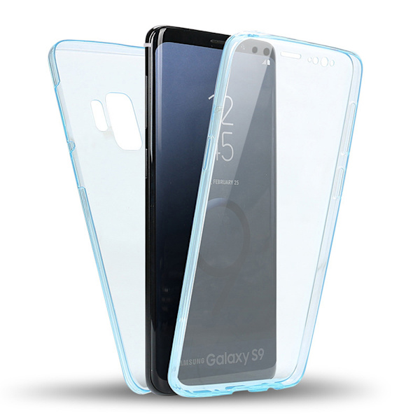 Elegant Silikonskal - Samsung Galaxy S9 (TOUCHFUNKTION) Blå
