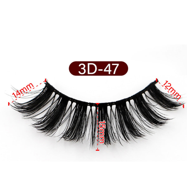 Eleganta 5-Par 3D Lösögonfransar 3D-55