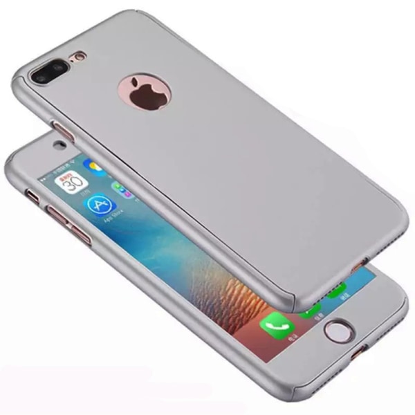 iPhone 8 Plus - Genomtänkt Dubbelskal Blå