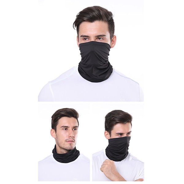 Stilren och Bekväm Halsduk, Ansiktsmask, Pannband Himmelsblå