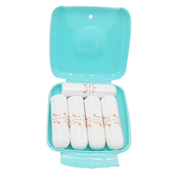 Smidig Mini Multifunktionell Tampong Fodral Rosa