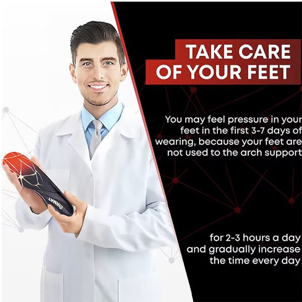 Plantar Fasciitis Inlägg  4 storlekar, perfekt passform Medium