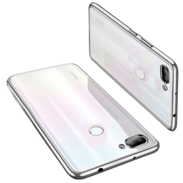 Huawei P Smart 2018 - Exklusivt Skyddsskal i Silikon Silver
