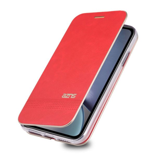 iPhone XR - Stilig Smart Wallet-deksel Brun