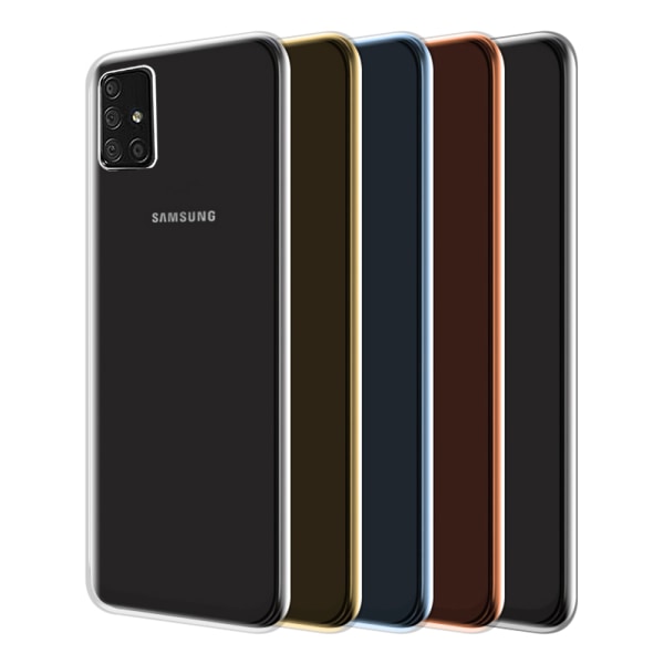 Skyddande Stilrent Dubbelskal - Samsung Galaxy A71 Rosa