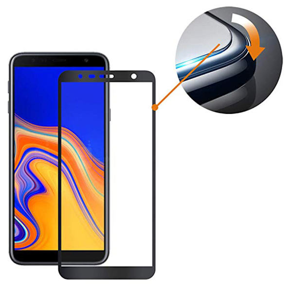 2-PACK Samsung Galaxy J4+ 2018 Skärmskydd 2.5D HD 0,3mm