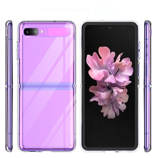 3-PACK Galaxy Z Flip - Skärmskydd 3 in 1 Hydrogel (Fram + Bak) Transparent