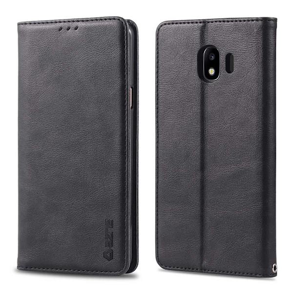 Samsung Galaxy J4 - Effektfullt Smart Plånboksfodral Svart