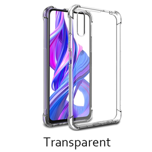 Elegant silikondeksel - Huawei Y5 2019 Transparent/Genomskinlig
