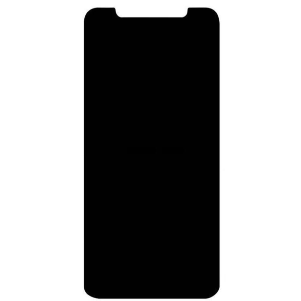 2-PAK iPhone 12 Pro Skjermbeskytter Anti-Spy 0,3mm Svart