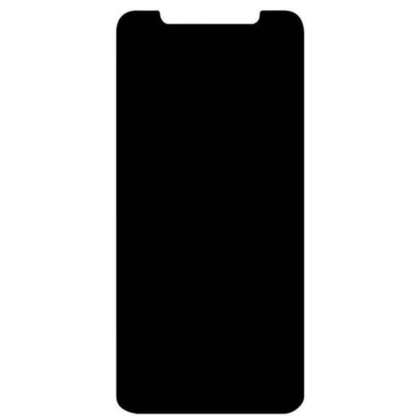 2-PAKK iPhone 12 Pro skjermbeskytter Anti-Spy 0,3 mm Svart