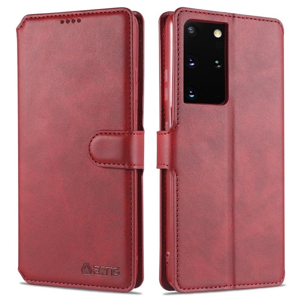 Samsung Galaxy S21 Ultra - Stilfuldt pung etui (YAZUNSHI) Röd