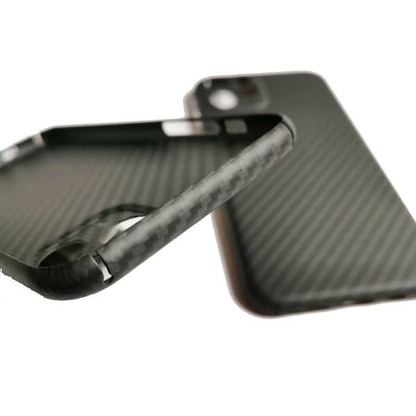 iPhone 11 Pro Max - Stilrent Skyddsskal Karbon Design Svart