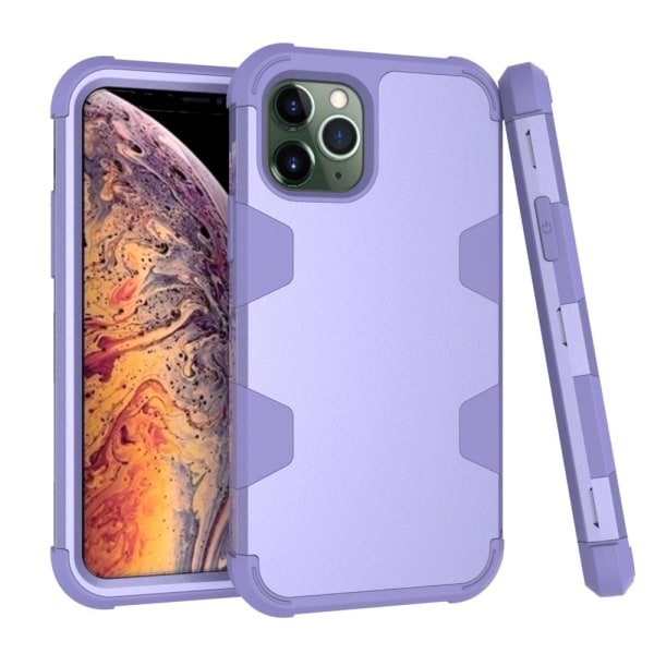 iPhone 11 Pro - Beskyttende Rugged Case (Rugged Robot) Aquablå/Grå