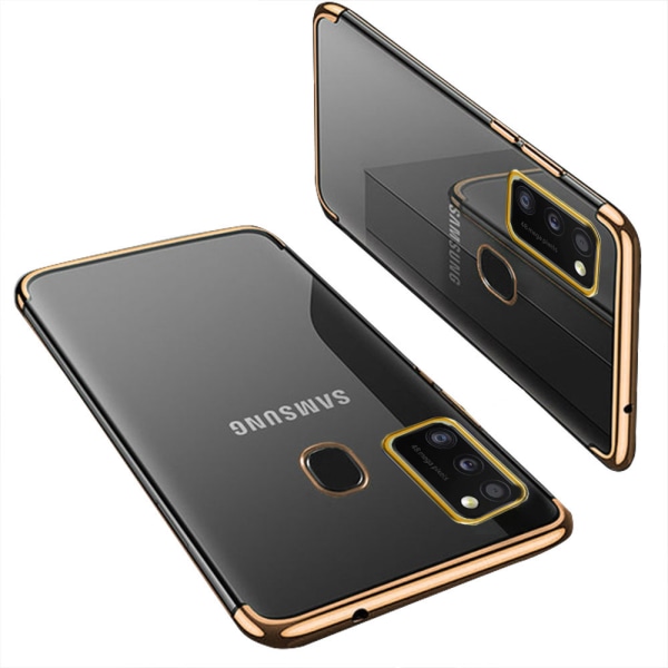 Skyddande Silikonskal - Samsung Galaxy A21S Guld