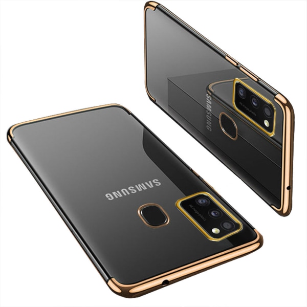 Skyddande Silikonskal - Samsung Galaxy A21S Silver