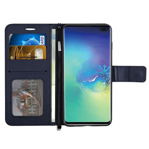 Plånboksfodral - Samsung Galaxy S10+ Röd Röd