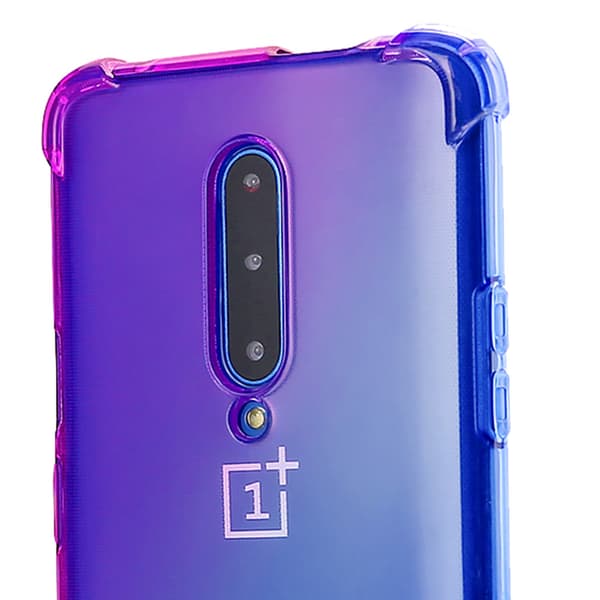 OnePlus 7 Pro - Silikonskal Svart/Guld