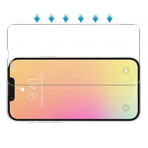 3-i-1 iPhone 13 Mini for & bag + kamera linsecover Transparent/Genomskinlig