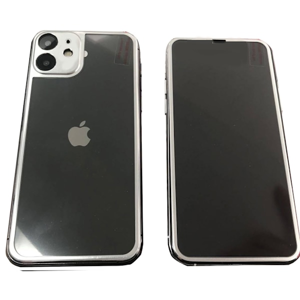 iPhone 11 Skärmskydd Fram- & Baksida Aluminium 9H HD-Clear Svart