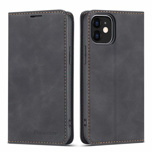 iPhone 12 - Lommebokdeksel FORWENW Svart