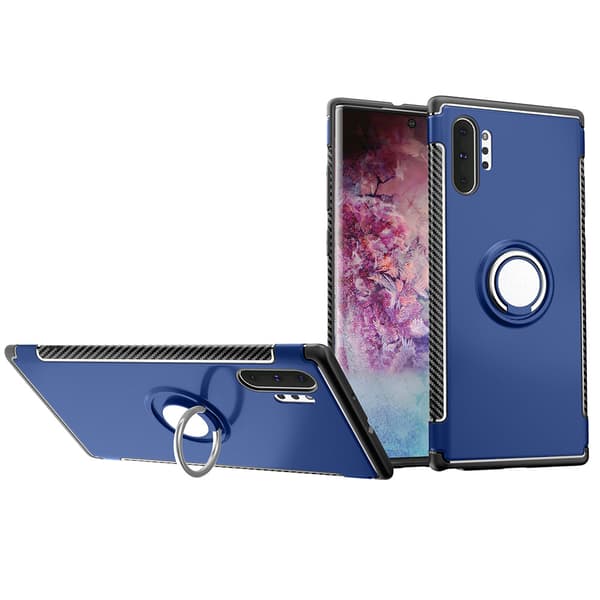 Elegant Smidigt Skal Ringhållare - Samsung Galaxy Note10 Plus Grå Grå