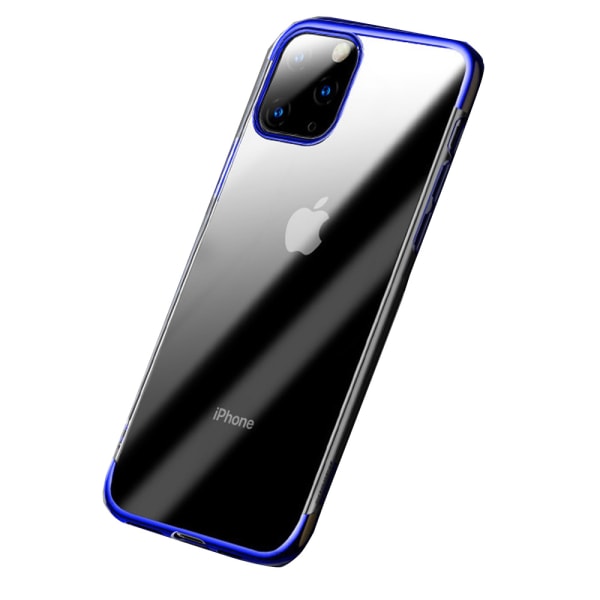 iPhone 11 Pro - Stilfuldt ultratyndt silikonetui (FLOVEME) Blå