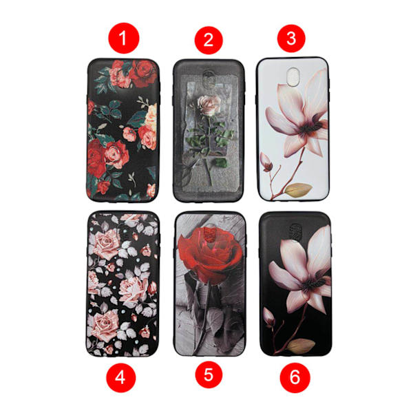 Blommiga Skyddsskal för Samsung Galaxy J7 2017 2