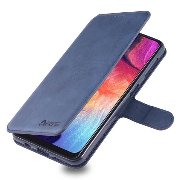 Stilsäkert Plånboksfodral (AZNS) - Samsung Galaxy A70 Mörkblå
