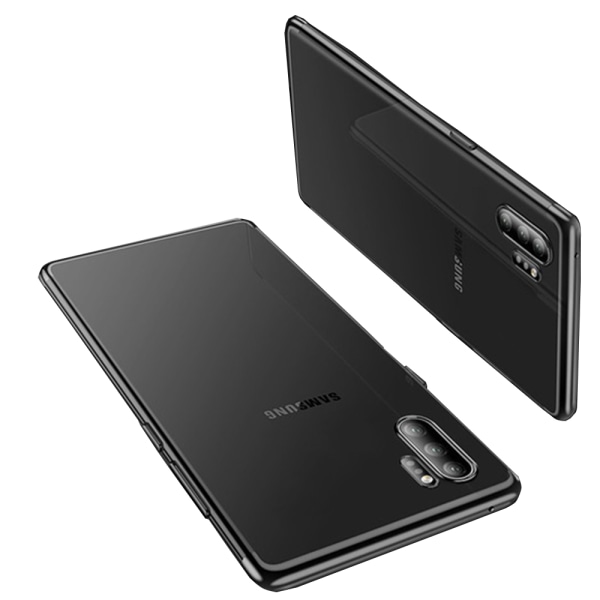 Samsung Galaxy Note10+ – iskuja vaimentava silikonikotelo (FLOVEME) Silver