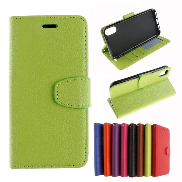 iPhone X/XS - Plånboksfodral JACOB´S Grön