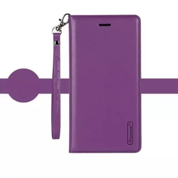 Smart og stilig deksel med lommebok til iPhone XR Ljusrosa
