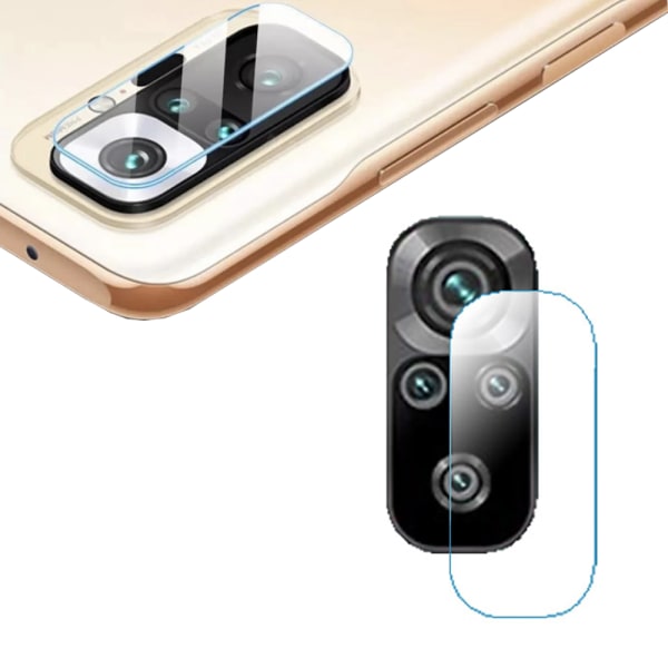 Xiaomi Redmi Note 10 Pro kamera linsecover (2-pak) Transparent