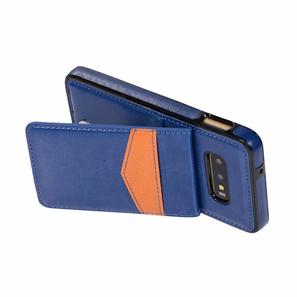 Samsung Galaxy S10E - Praktiskt Stilrent Skal (LEMAN) Brun Brun