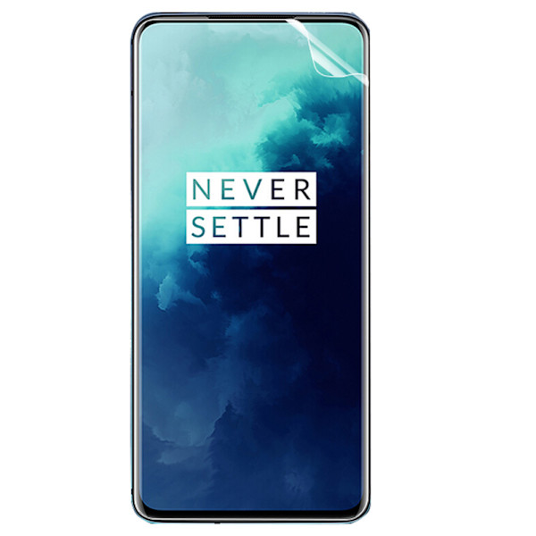 OnePlus 7 Pro 3-PACK Mjukt Skärmskydd PET 9H 0,2mm Svart