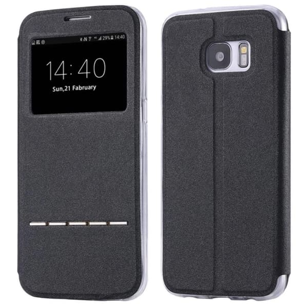 Samsung Galaxy A7 (Modell 2017) Praktiskt Smartfodral Guld