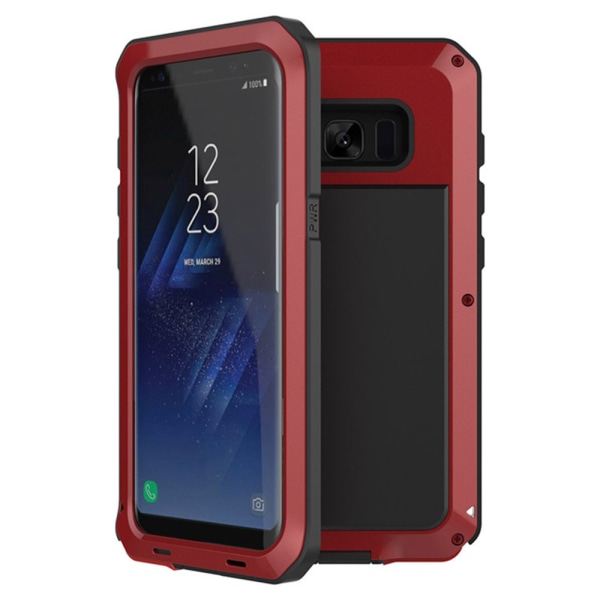 Samsung Galaxy S10 Plus - HEAVY DUTY Skyddsskal i Aluminium Röd