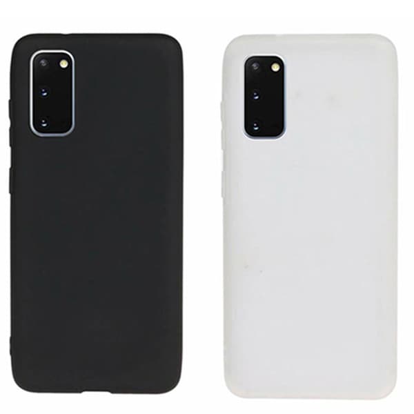 Gjennomtenkt Silikondeksel - Samsung Galaxy S20 Röd