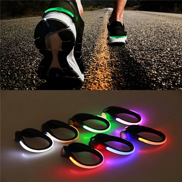2-Pack Effektfull LED Lysande Skolampa Flerfärgad