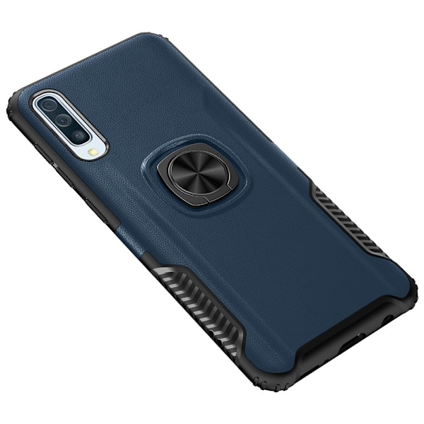 Skal med Ringhållare - Samsung Galaxy A50 Svart