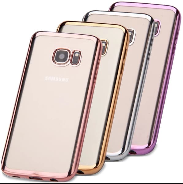 Samsung Galaxy S7 Edge - Stilrent Silikonskal från LEMAN Grå