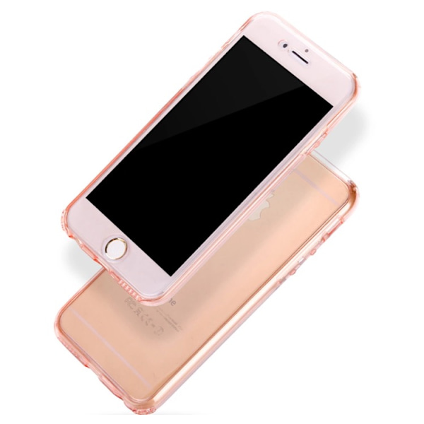 Smart Silikonfodral TOUCHFUNKTION (Fram och Baksida) iPhone 7 Guld
