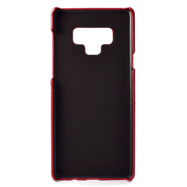 VINTAGE-Skal med kortfack för Samsung Galaxy Note 9 Röd