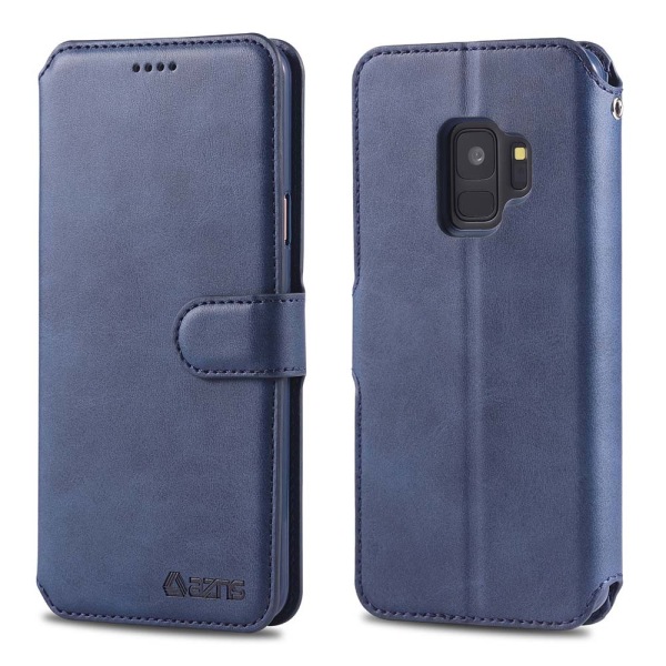 Samsung Galaxy S9 - Praktisk Yazunshi Wallet Case Blå