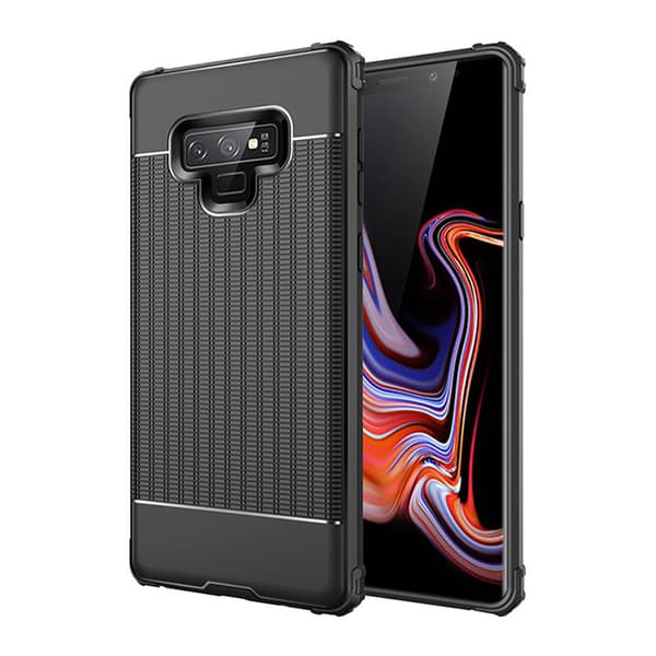 Samsung Galaxy Note 9 - tyylikäs suojakotelo (LEMAN) Röd